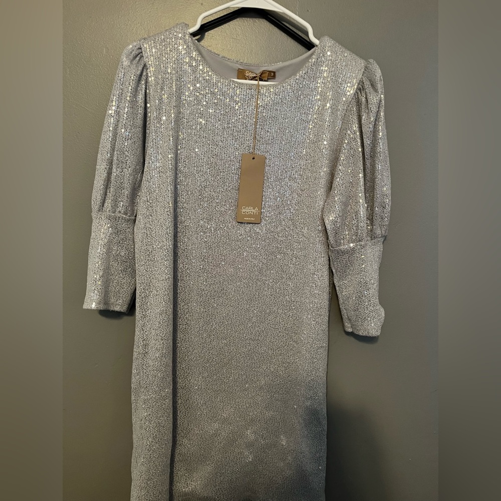 Silver cute dress